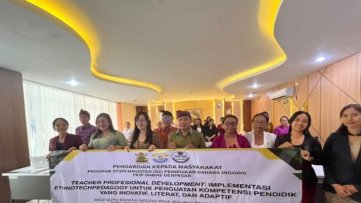 Foto: Peserta pelatihan ICC dalam pembelajaran Bahasa Inggris.