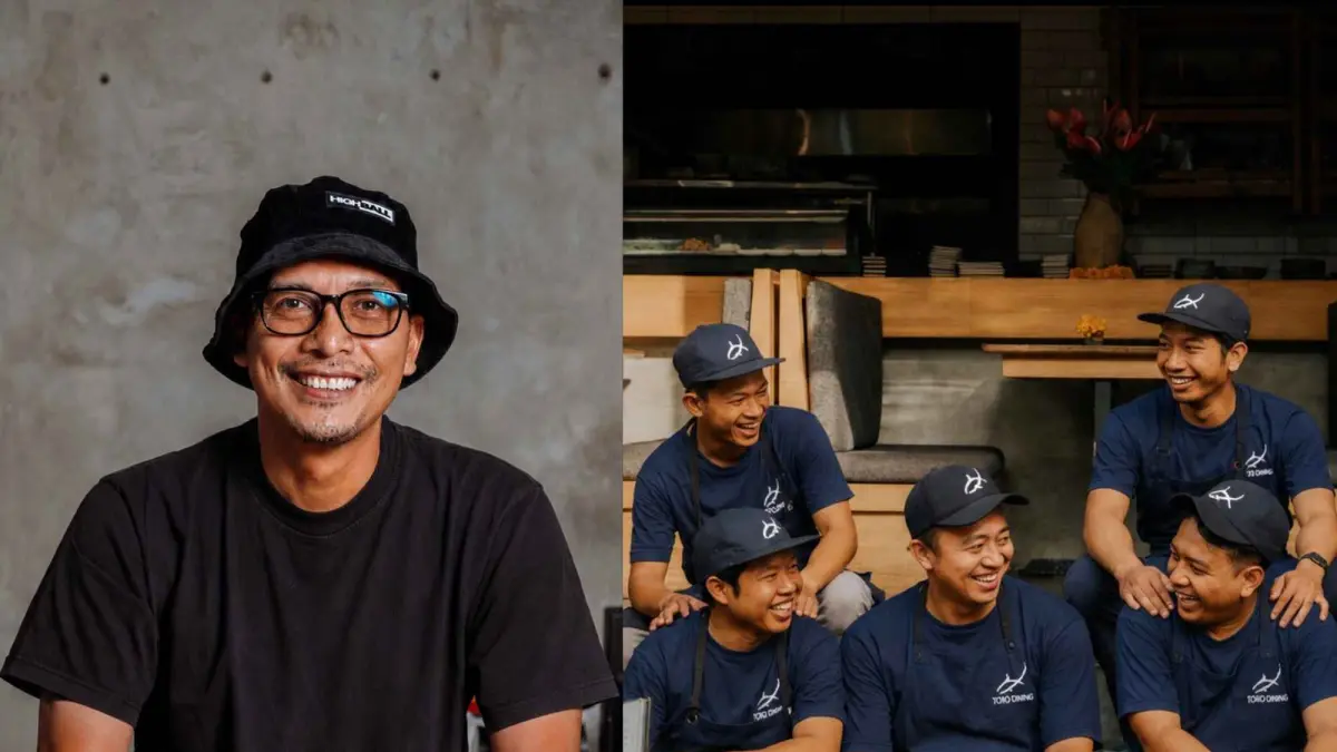 KERJASAMA: Yande bersama tim yang solid berhasil mengembangkan Toro Dining selama 14 tahun.