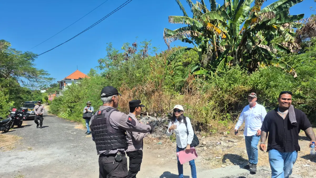PROPERTI SENGKETA: Kondisi Villa Dom di kawasan Nusa Dua Highland, Benoa, Kuta Selatan, yang kini masih dikuasai seorang WNA Rusia meski pembayaran transaksi disebut belum lunas sesuai perjanjian.
