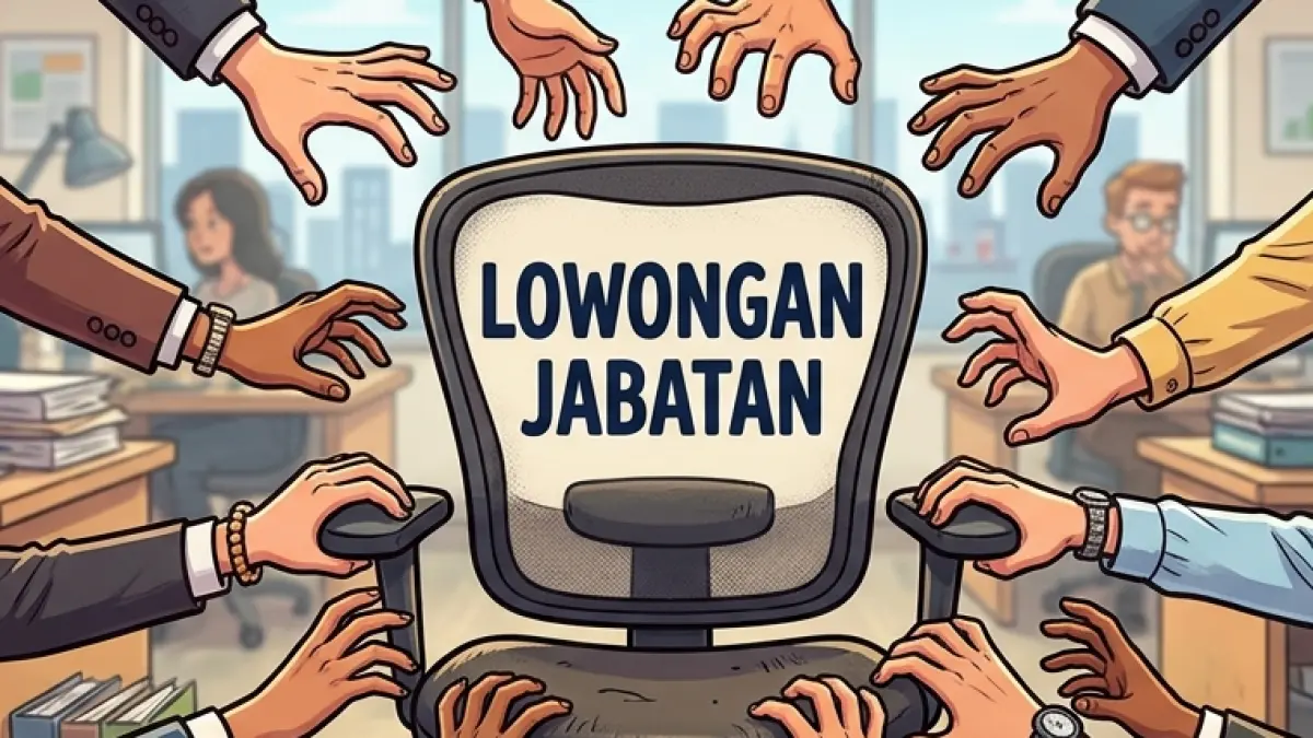 ilustrasi lowongan jabatan. (gambar digital gemini/radar bali)