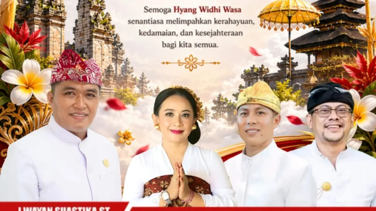 Pimpinan DPRD Karangasem mengucapkan selamat hari Raya Galungan dan Kuningan kepada seluruh umat Hindu, khususnya masyarakat Kabupaten Karangasem.