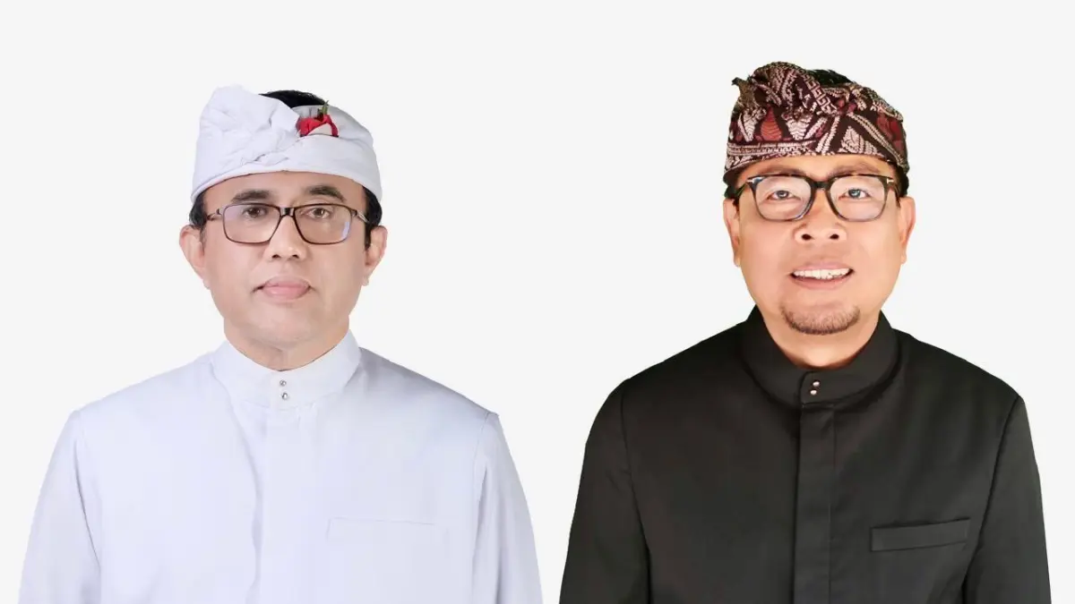 Wali Kota Denpasar, I Gusti Ngurah Jaya Negara dan Wakil Wali Kota Denpasar, I Kadek Agus Arya Wibawa.