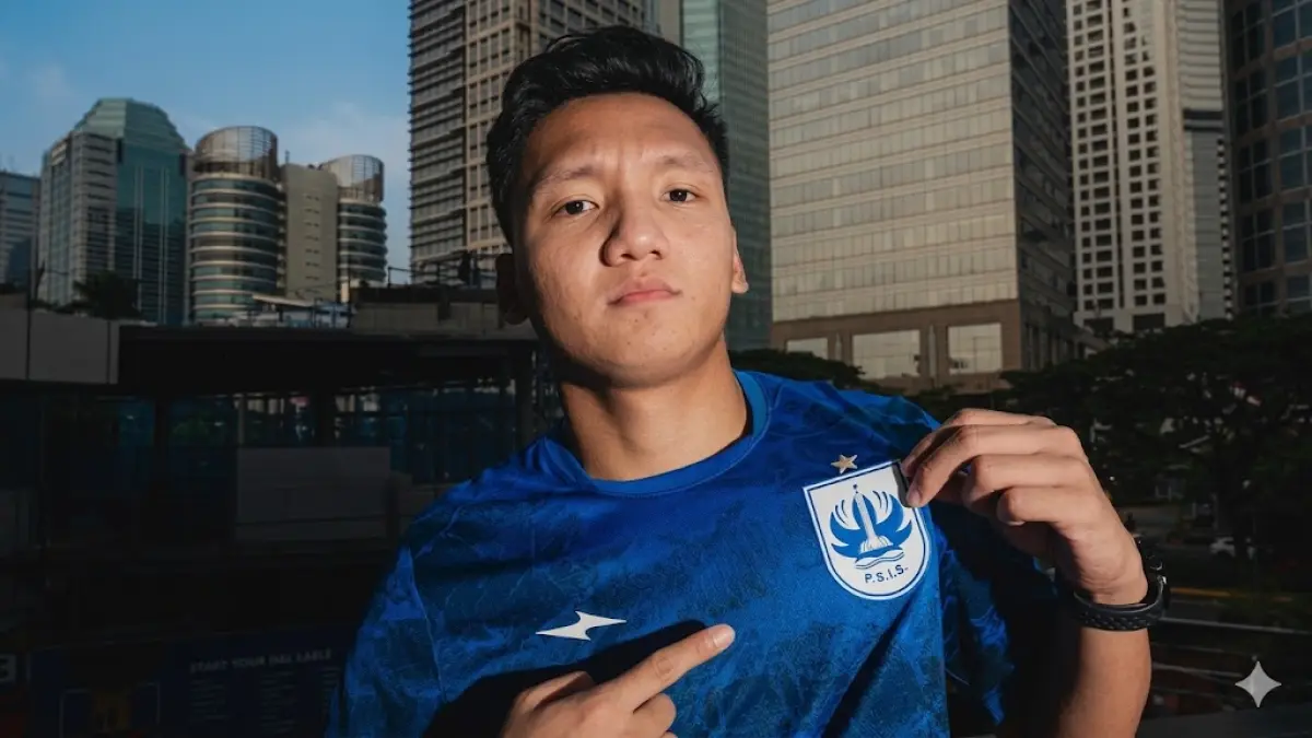Syahrian Abimanyu saat diperkenalkan PSIS Semarang.