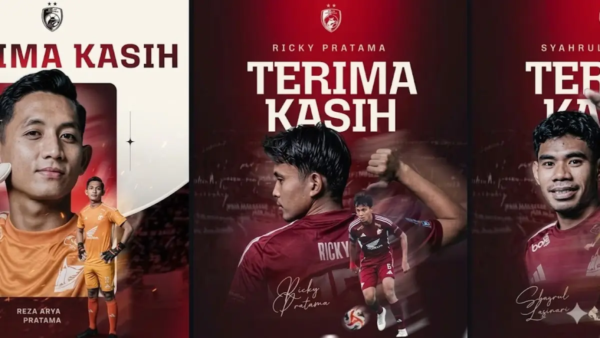 Tiga pemain PSM Makassar resmi meninggalkan tim. 
