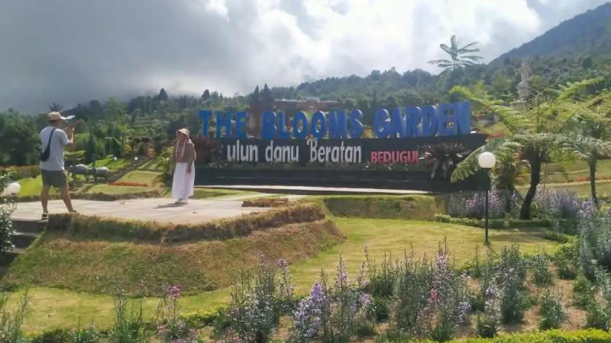 PUNYA DAYA TARIK TERSENDIRI : Suasana The Blooms Garden &nbsp;di Banjar Dinas Batusesa, Candikuning, Baturiti, Tabanan.(juliadi/radar bali)