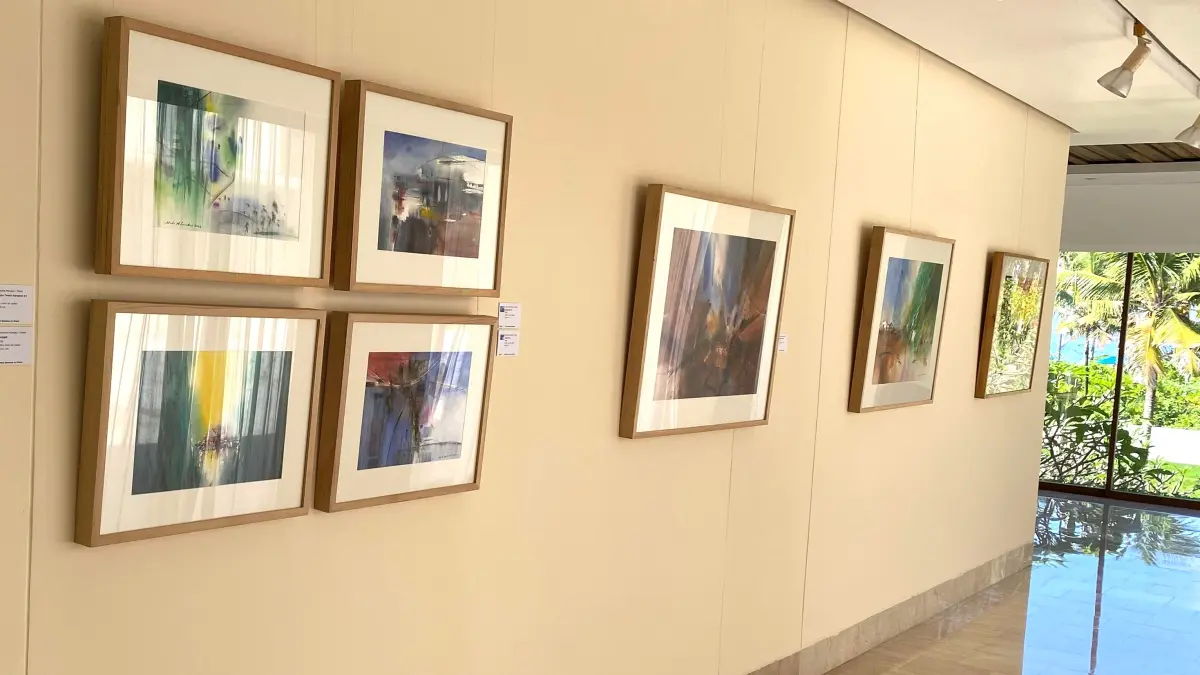 PAMERAN TUNGGAL : Sejumlah karya yang dipajang di Komaneka Fine Art Gallery di jalan Prof.Dr Ida Bagus Mantra, Keramas, Blahbatuh, Gianyar.&nbsp; (marsellus pampur)