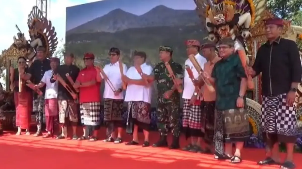 Pembukaan Jatiluwih Festival ke VII tahun 2026. (Fabiano Ramadhan/radarbali.id)