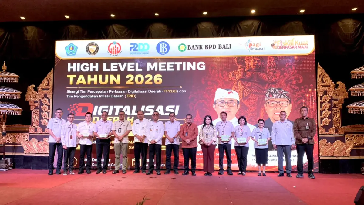 PRO PERTUMBUHAN: High Level Meeting (HLM) Tim Percepatan dan Perluasan Tim Pengendalian Inflasi Daerah (TPID) Kota Denpasar Tahun 2026 di Aston Denpasar Hotel & Convention Center, 24 Juni 2026. (Humas BI Bali/radarbali.id)