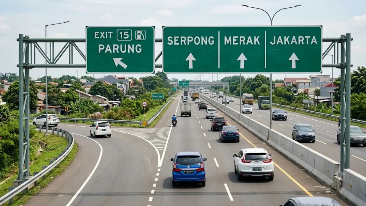 Ilustrasi - Tol Bogor-Serpong via Parung