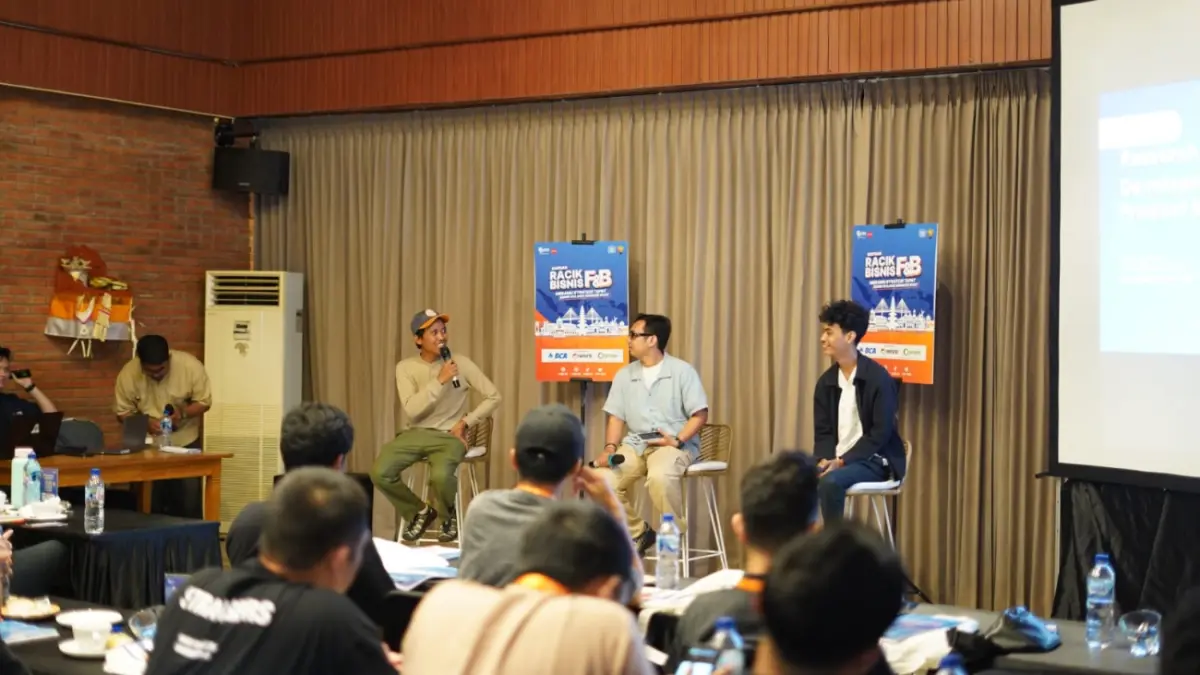 RACIK BISNIS: Pebisnis kuliner Bali antusias mengikuti talkshow "Meramu Strategi Tepat, Bisnis Kuliner Semakin Kuat"