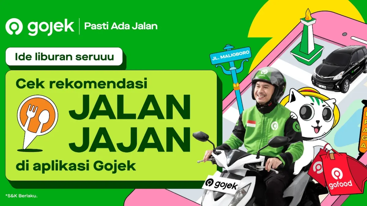 “Jalan Jajan” merupakan kumpulan rekomendasi destinasi wisata dan kuliner yang telah dikurasi di aplikasi Gojek.