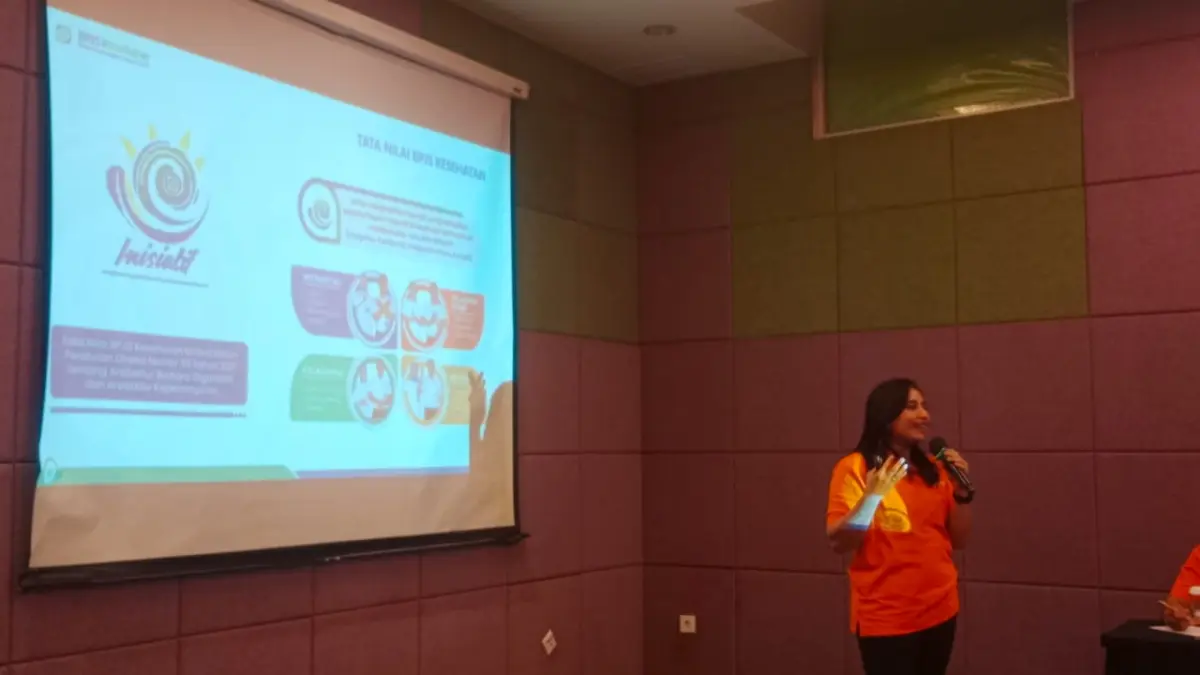 Kepala BPJS Kesehatan Cabang Denpasar, Elly Widiani, dalam acara Media Workshop di Denpasar, Selasa (30/6/2026).