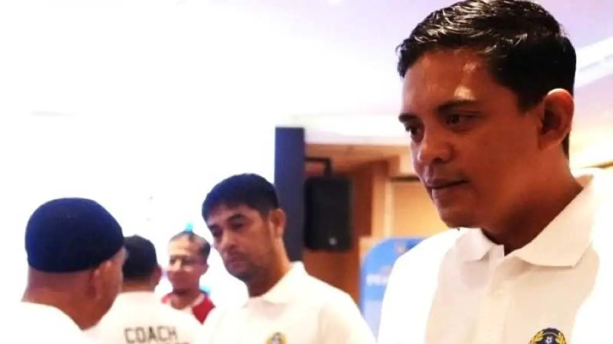TUNTASKAN PELATIHAN : Sandhika Pratama yang saat ini menjabat sebagai Pelatih Bali United Youth mengikuti PSSI Coach Educator Workshop Batch 2.(ist)&nbsp;