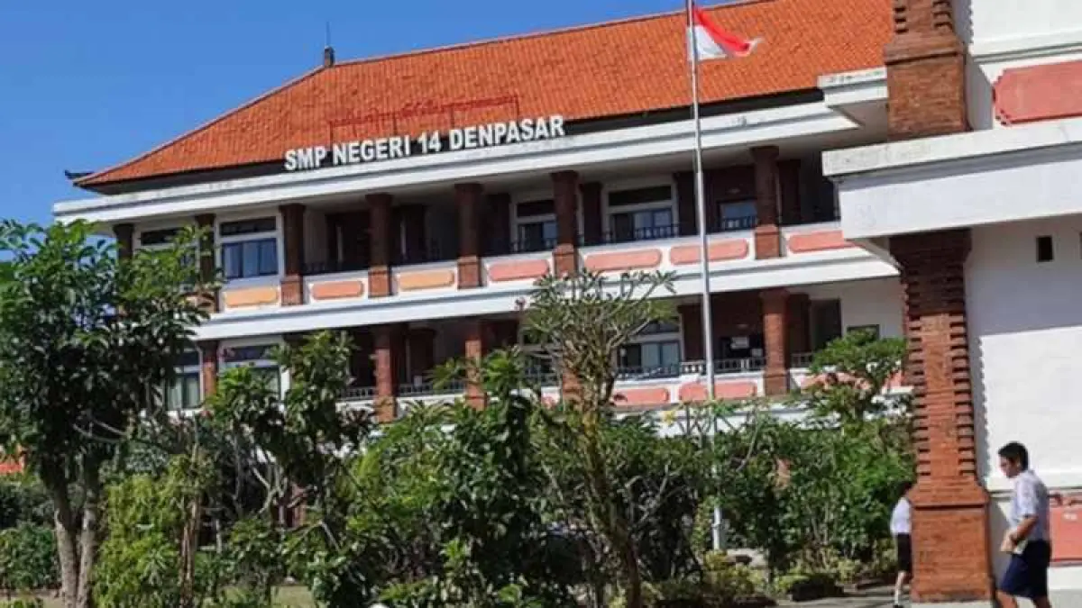 Ilustrasi SMPN 14 Denpasar (Adrian Suwanto/Radar Bali)