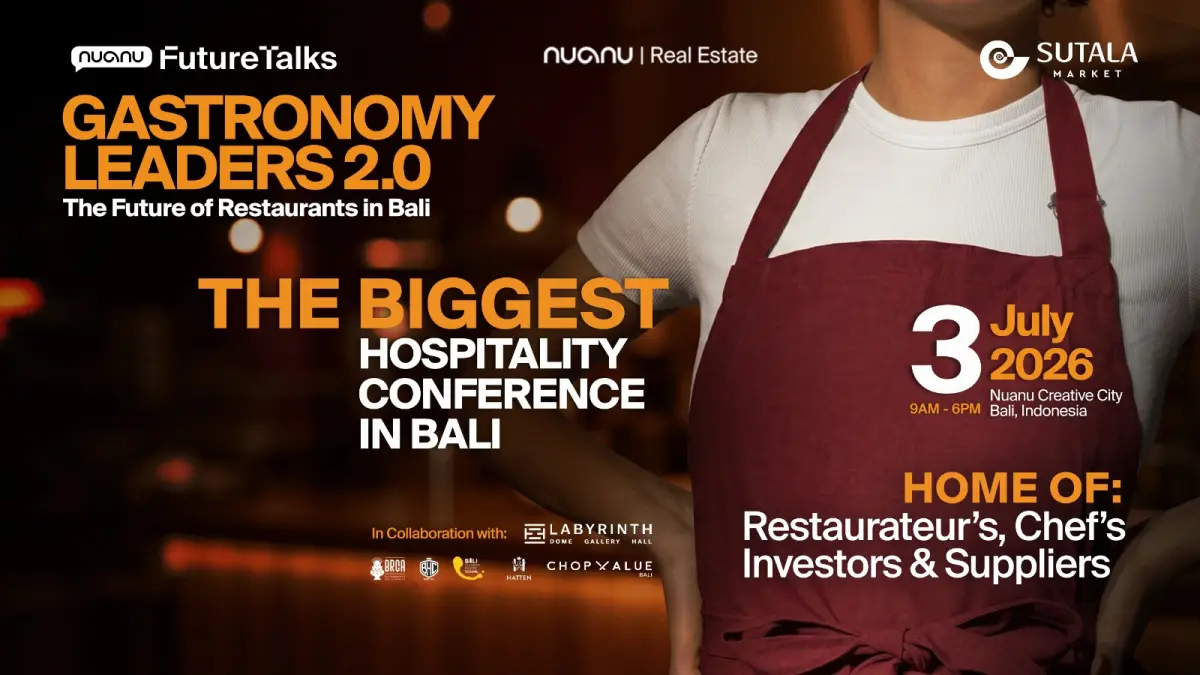 Nuanu Creative City akan menjadi tuan rumah Nuanu Future Talks: Gastronomy Leaders 2.0, konferensi hospitality terbesar di Bali. (nuanu creative city/radarbali.id)