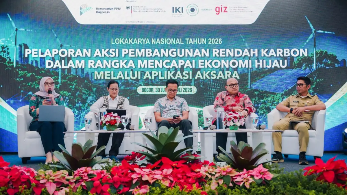 LOKAKARYA NASIONAL: Pelaporan aksi pembangunan rendah karbon dalam rangka mencapai ekonomi hijau.