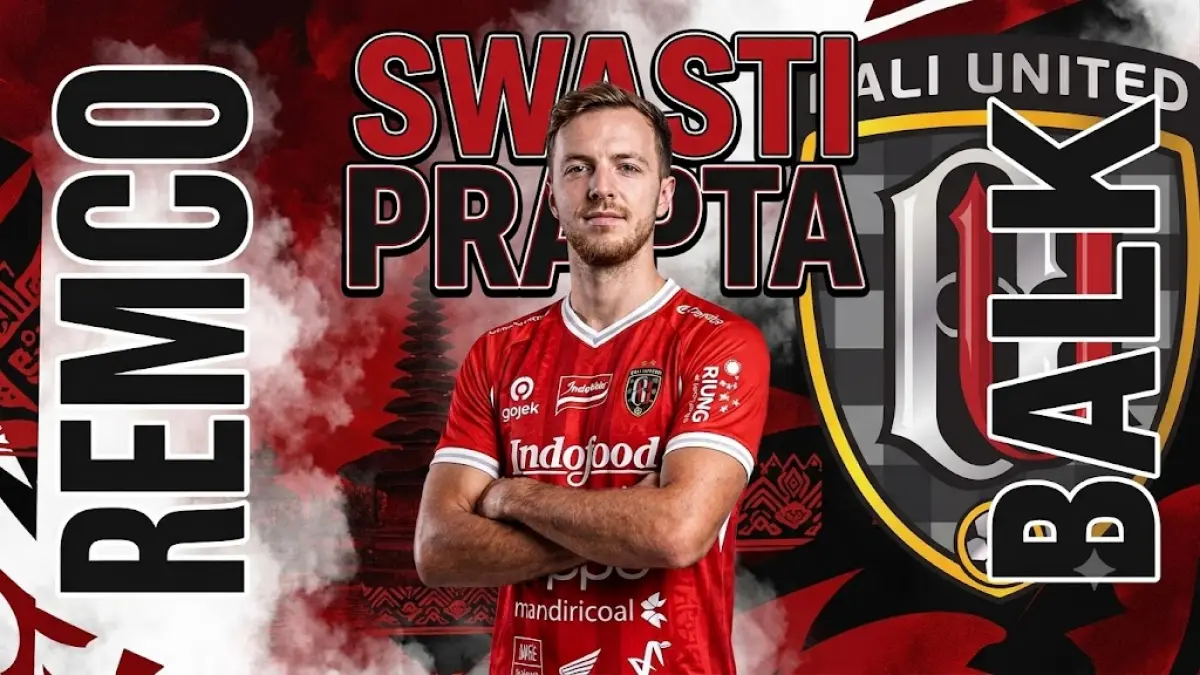 Gelandang Bali United Remco Balk