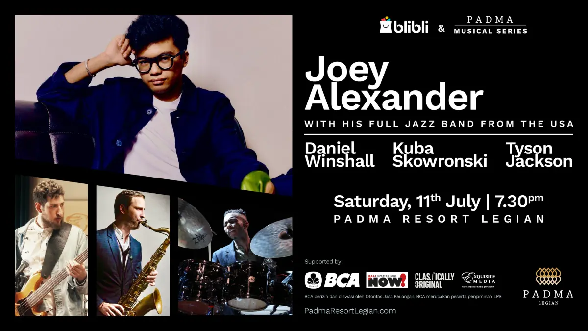 BERKELAS: Padma Musical Series dan Blibli hadirkan pianis dan komposer yang diakui secara internasional, Joey Alexander.