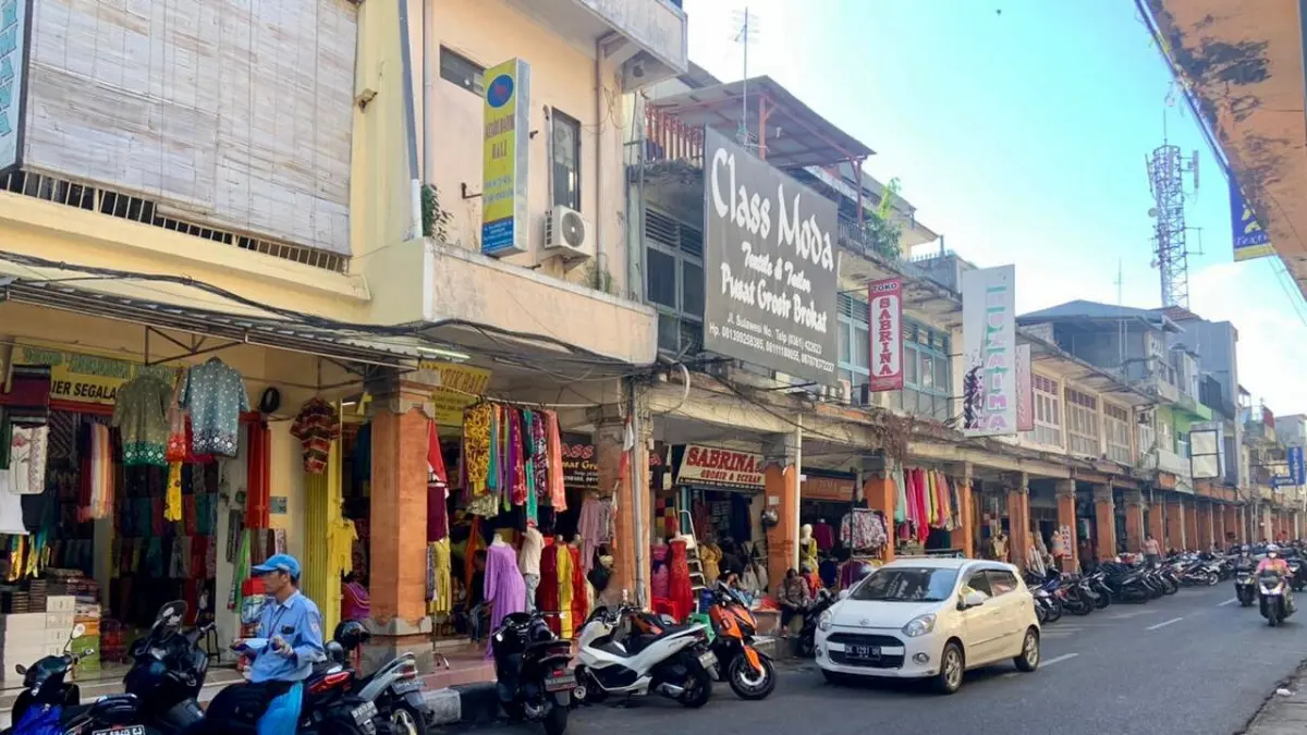 Pusat grosir tekstil di Jalan Sulawesi akan diubah menjadi sentra kuliner Denpasar. 