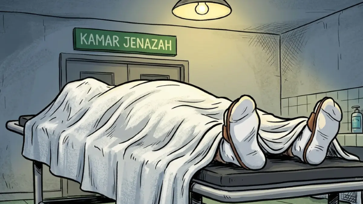 Ilustrasi jenazah di rumah sakit. (gambar digital gemini/radar bali)