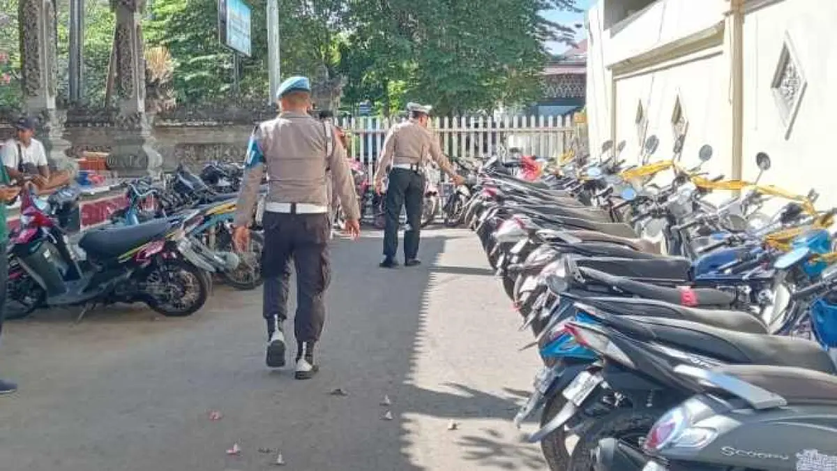 DIRAZIA : Deret motor hasil sitaan dari para pelaku balap liar. (M.Basir/Radar Bali)
