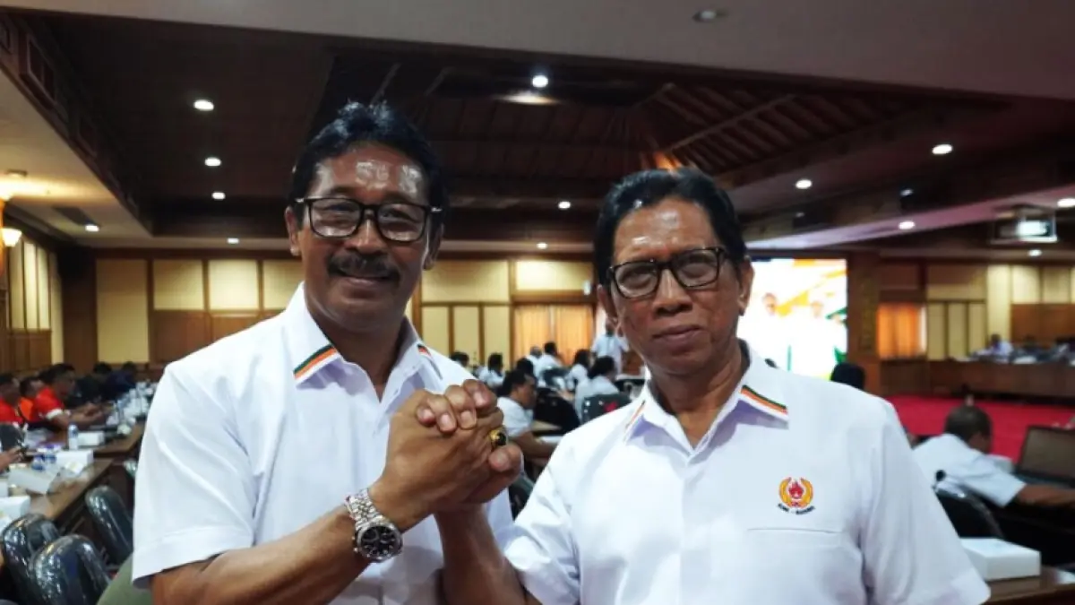 VISI MAJU: KONI Provinsi Bali dan KONI Badung memuji sekaligus mengapresiasi langkah SMK Pariwisata Dalung (SMK Prada) membebaskan biaya sekolah bagi siswa berprestasi pada ajang Porsenijar Bali 2026.. (ist/radarbali.id)