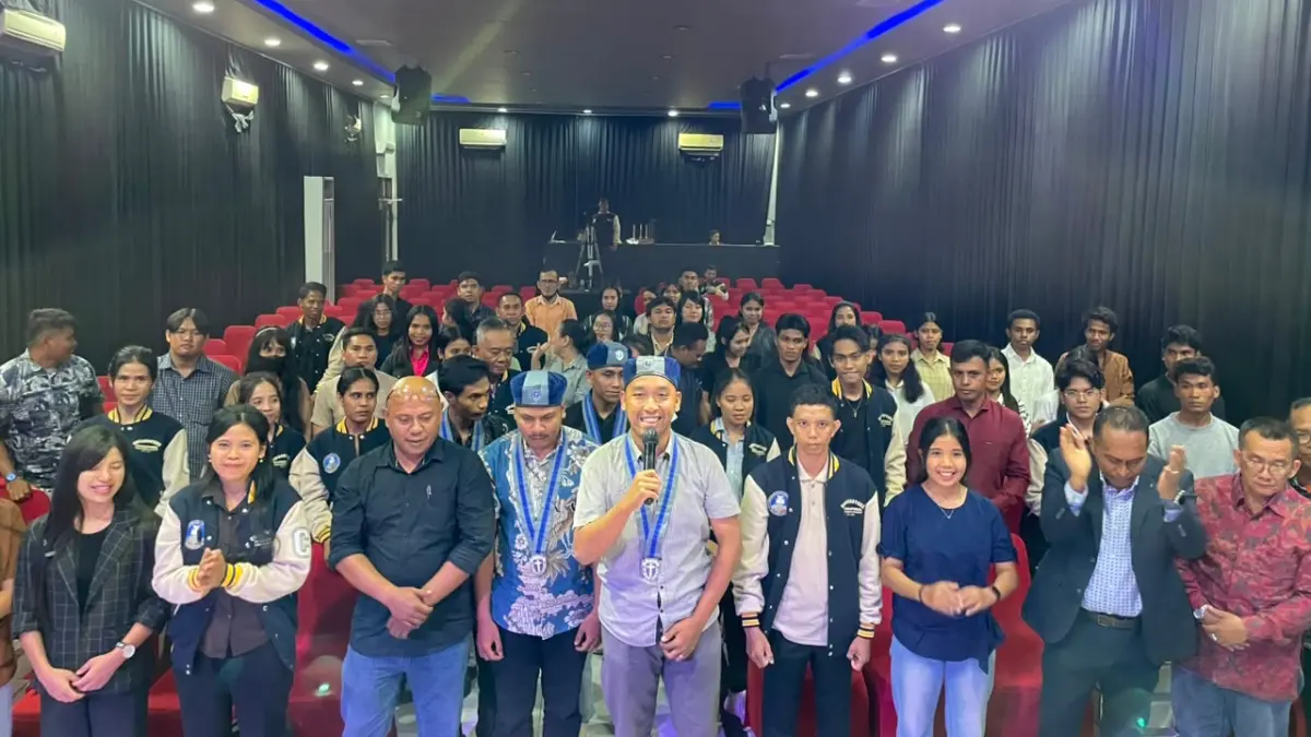 Masyarakat sipil dan mahasiswa yang tergabung dalam Konsorsium Suara Pemuda Kristen Bali di Denpasar, Jumat (10/7/2026).