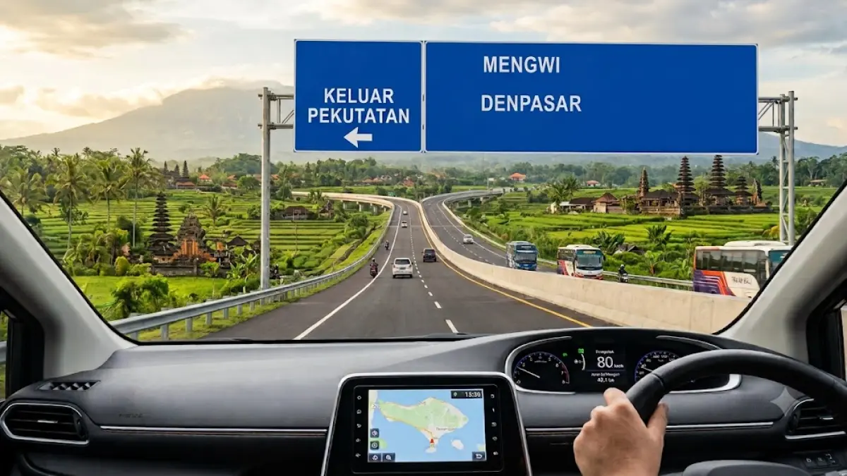Ilustrasi - Tol Pekutatan-Mengwi
