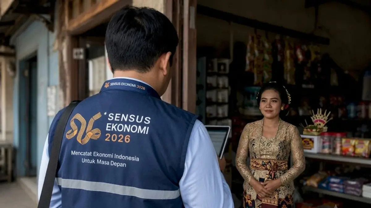 Ilustrasi - Sensus Ekonomi 2026
