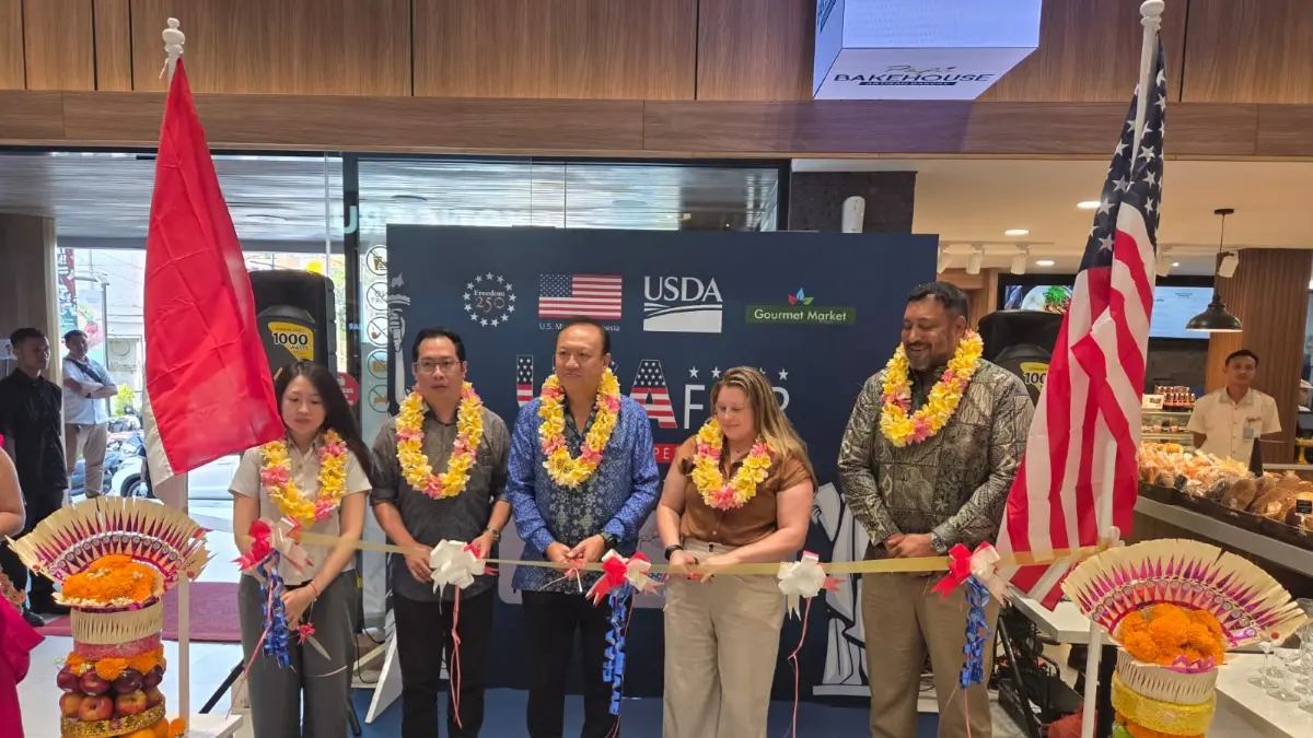 Pembukaan USA Fair di Kuta Utara, Rabu (15/7).