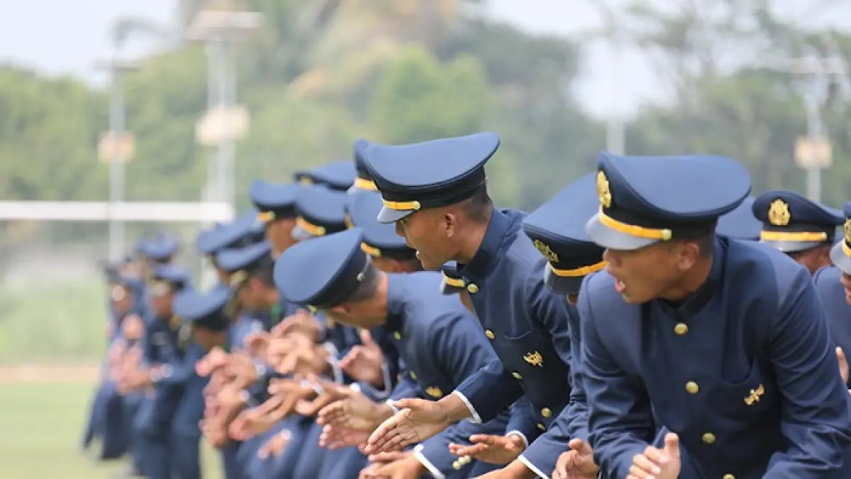 Taruna Politeknik Siber dan Sandi Negara yang kampusnya berlokasi di Putat Nutug, Ciseeng, Kabupaten Bogor, Jawa Barat. (Poltek SSN)
