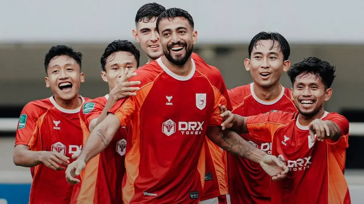 Para pemain Garudayaksa FC di Pegadaian Championship musim lalu. Foto: Garudayaksa FC