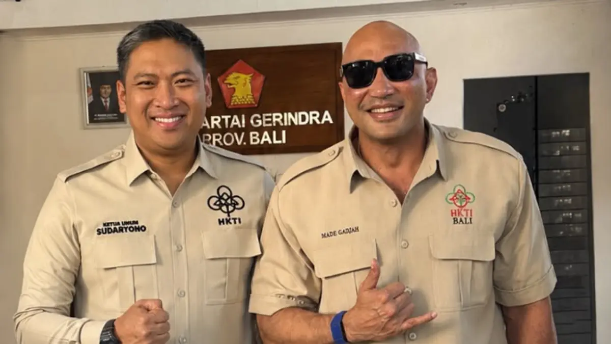 Ketua DPD HKTI Provinsi Bali Made Muliawan Arya atau De Gadjah bersama Kepala BGN Sudaryono.