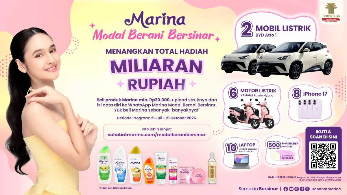Baner Marina Modal Berani Bersinar