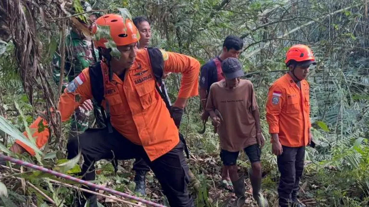 BELUM KETEMU : Upaya Tim SAR Gabungan mencari korban, Ni Nyoman Ngenu. (foto: Basarnas Bali)