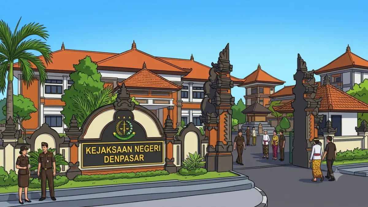 Ilustrasi suasana pelayanan di Kejaksaan Negeri Denpasar