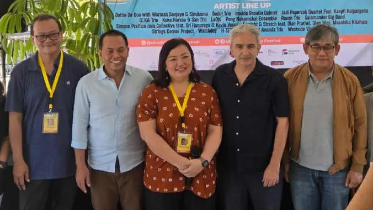 OPTIMISTIS : Panitia penyelenggara Ubud Village Jazz Festival 2026. (Foto Marsellus Pampur)