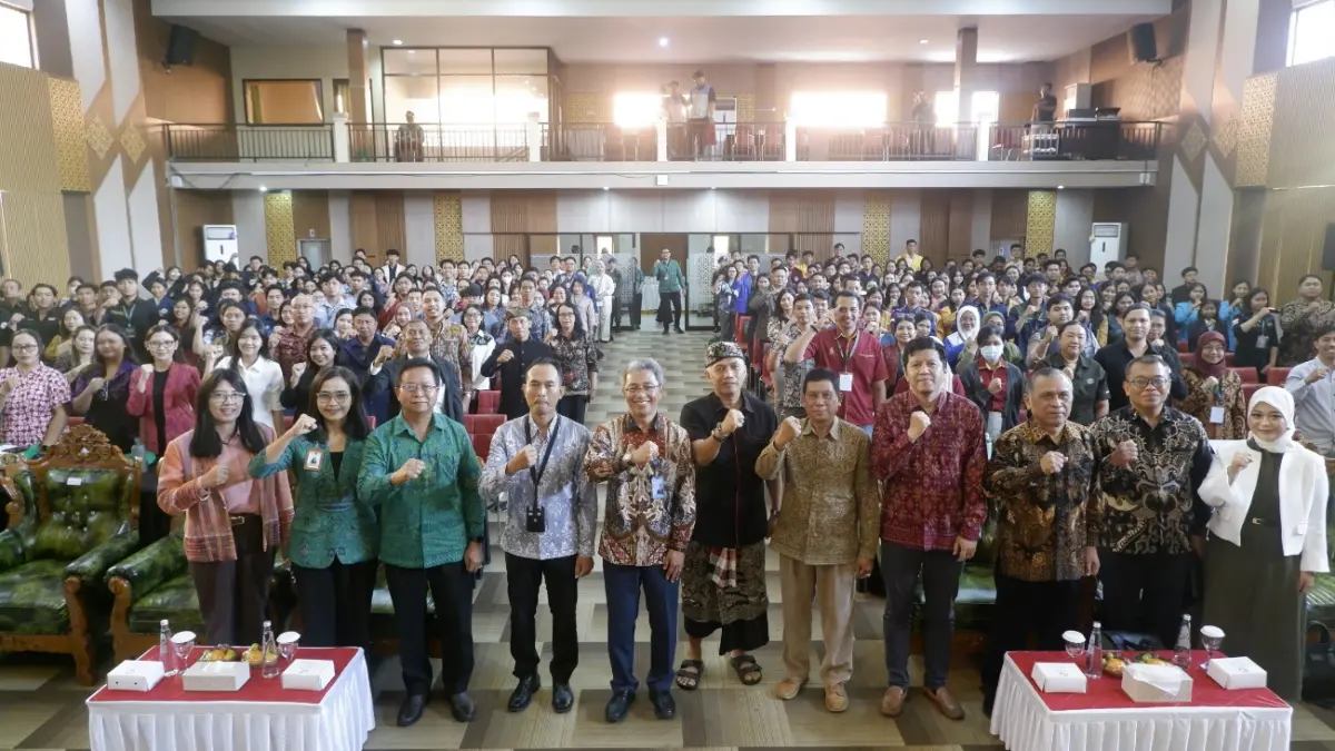 Unmas Denpasar tuan rumah pelaksanaan Sosialisasi dan Bimbingan Teknis Penyusunan Proposal Mahasiswa Berdampak: Program AKSARA Mahasiswa Tahun Anggaran 2026.&nbsp;