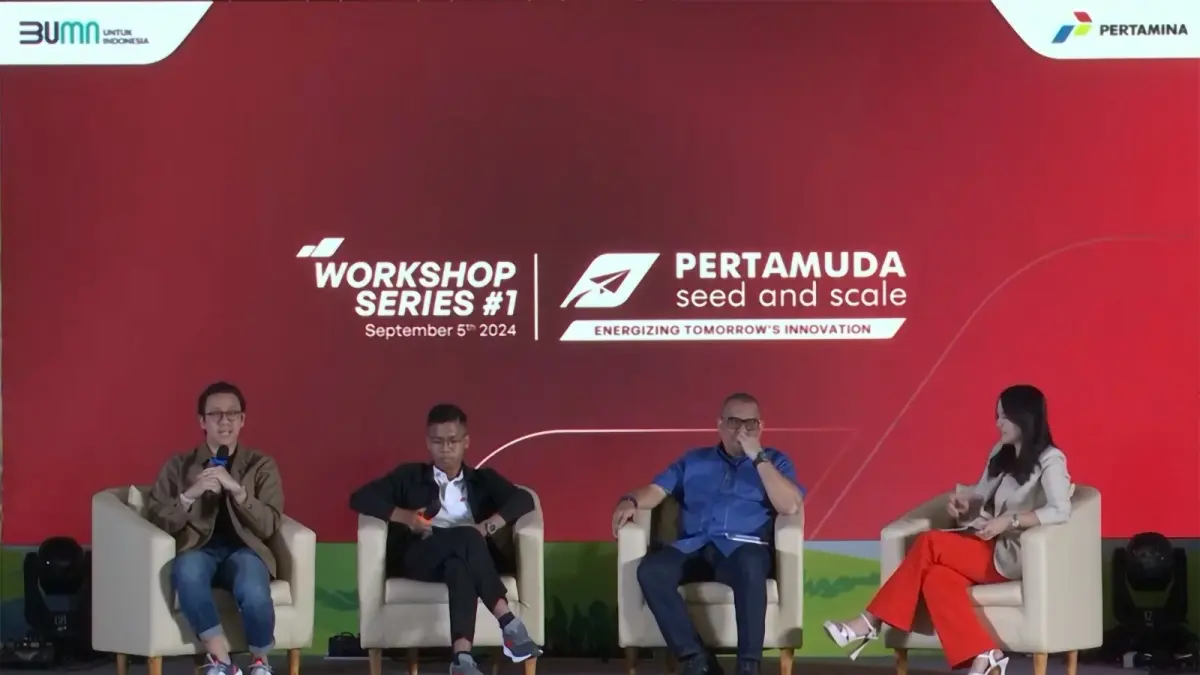 Dokumentasi Pertamuda Workshop Series (PWS) pada edisi 2024 dan 2025 yang digelar secara offline dan online. PWS 1 akan digelar pada 6 Agustus 2026 mendatang secara online via zoom.