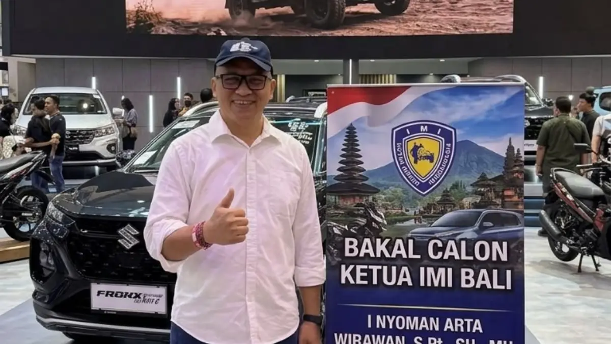 Ketua Umum IGNITY Bali, I Nyoman Artha Wirawan, salah satu Bacalon Ketua IMI Bali.