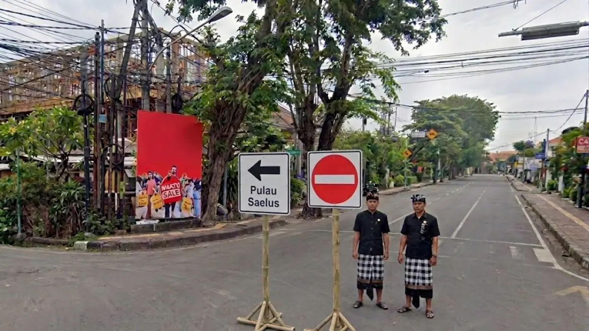 Jalan Sesetan Denpasar ditutup besok karena ada pentas Calonarang di Banjar Kaja Sesetan mulai pukul 12.00 hingga Minggu pukul 05.00.