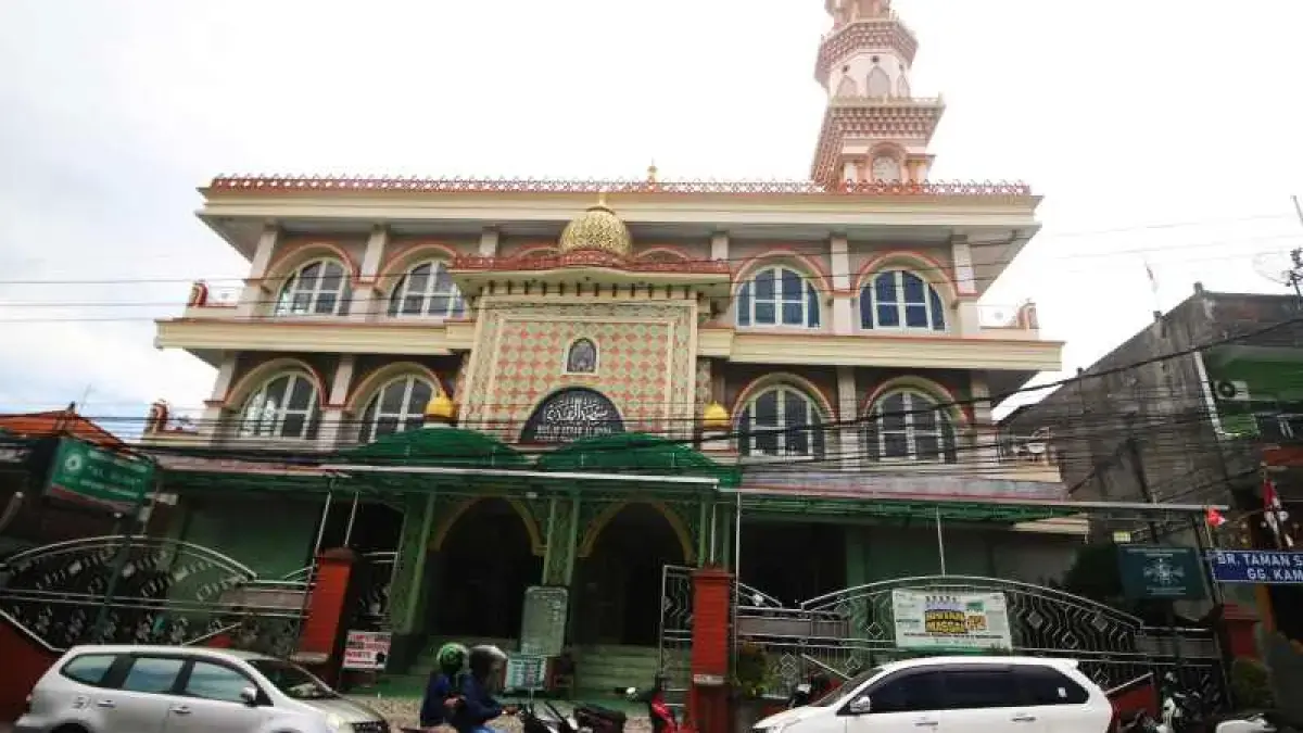 Ilustrasi Masjid Al Huda, Kediri, Tabanan. (Miftahuddin/Radar Bali)