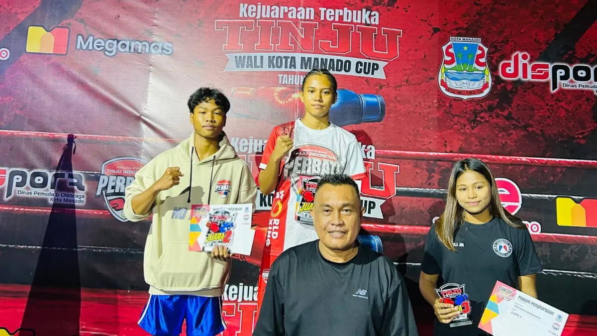 Enam petinju Bali tampil gemilang dalam Kejurnas Perbati 2026 di Manado, Sulawesi Utara.&nbsp;