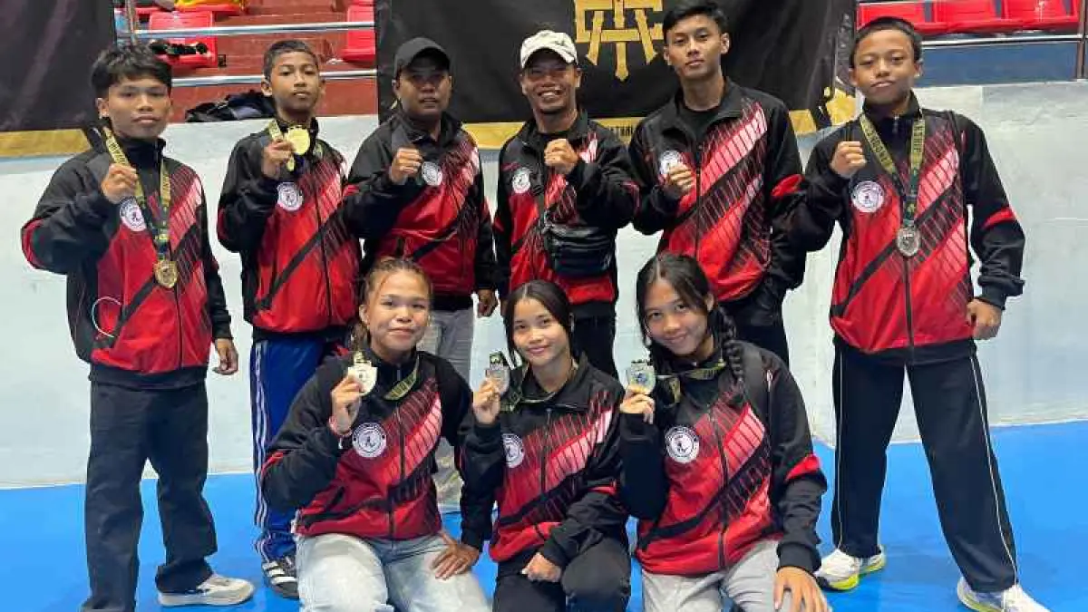 SUKSES DI KANCAH NASIONAL : Atlet muaythai Buleleng berjaya di kejuaraan nasional Muaythai Championship (IMC) 2026. (foto: Istimewa)