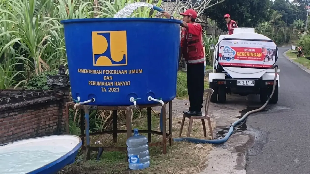 Krisis Air Bersih Meluas di Jembrana, BMKG Diprediksi Kemarau Berakhir Desember