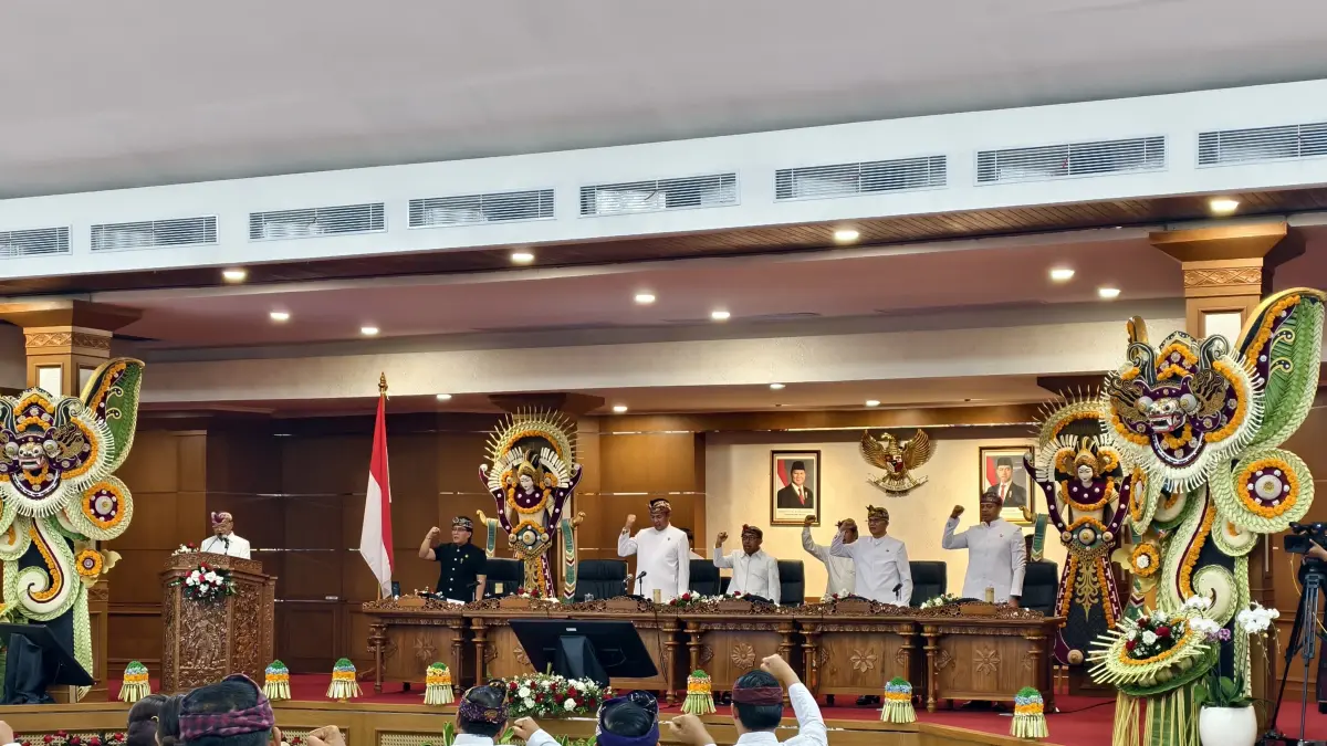 HARI JADI: DPRD Provinsi Bali menyelenggarakan Rapat Paripurna ke-47 pada Jumat (14/8) di Gedung DPRD Bali sebagai acara puncak peringatan Hari Jadi Ke-68 Provinsi Bali.
