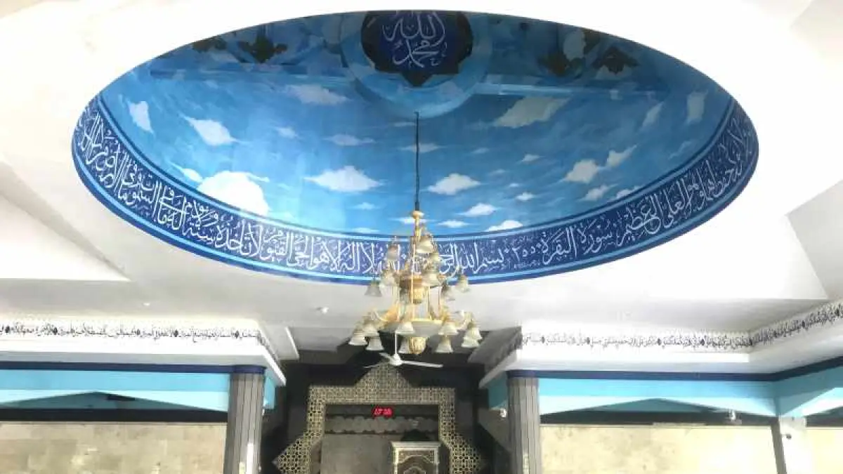 Ilustrasi Masjid Al Ihsan, Grand Inna Bali Beach, Sanur, Denpasar. (Miftahuddin/Radar Bali)