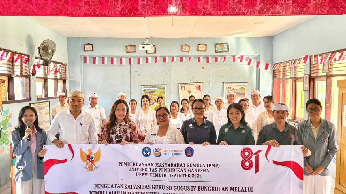 Rangkaian kegiatan PkM PMP Undiksha dilaksanakan di SD Negeri 1 Bungkulan pada 12 Agustus 2026.&nbsp;