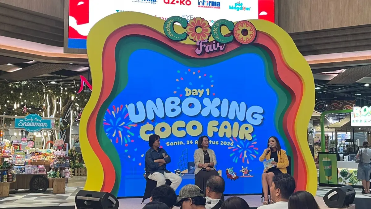 Sesi diskusi bersama Pendiri Coco Group saat Unboxing COCO Fair hari pertama