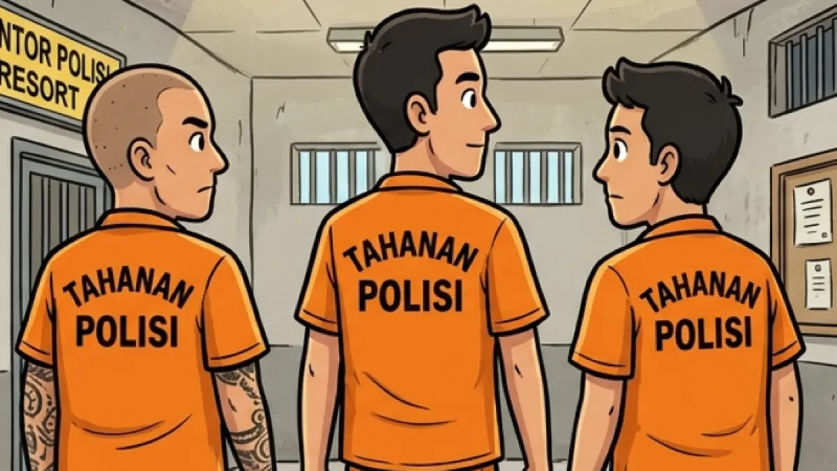 Ilustrasi penangkapan pelaku keributan gegara mabuk. (ilustrasi gemini/radar bali)